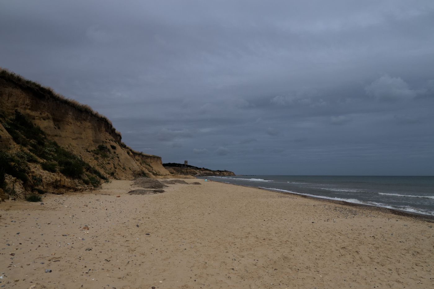 A dramatic sky over the North Sea